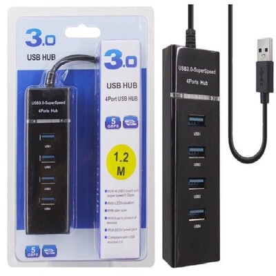 USB 3.0 Hub 4 Ports 