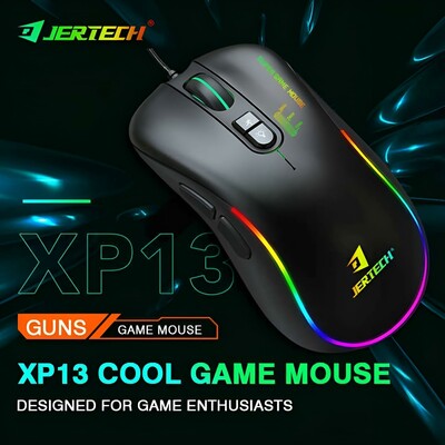 Jertech XP13 GUNS Professional Gaming Wired Mouse