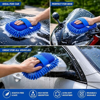 Microfiber Car Cleaning Sponge