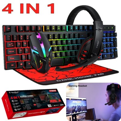 LINMONY GF500 4-in-1 Gaming Combo Set